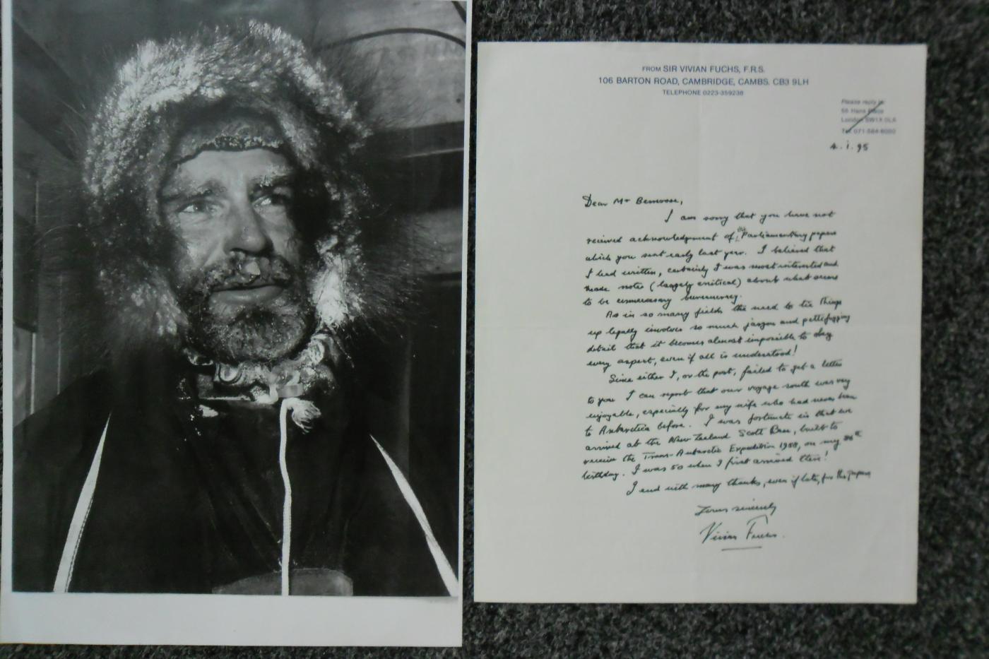 Sir Vivian Fuchs, Trans Antarctic Expedition