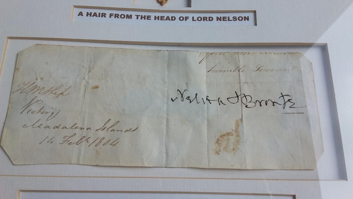 Lord Nelson close of letter signed