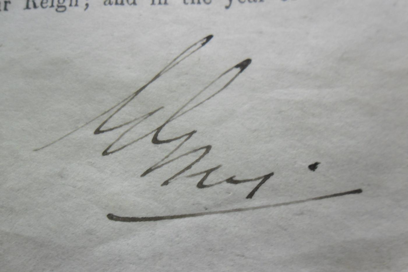 New Zealand Governor Sir George Grey KCB signed land deed 1867.