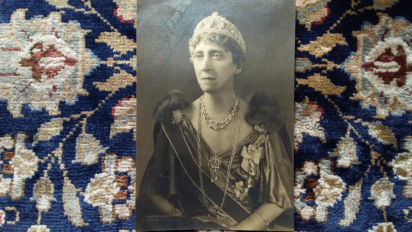 Signed cabinet photograph of Princess Marie Louise, granddaughter of Queen Victoria